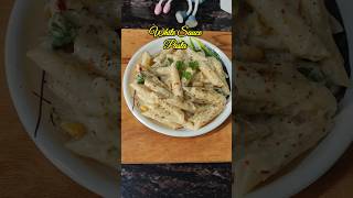 Cheese White Sauce Pasta l food shorts viralvideo yt youtubeshorts trending cooking recipe [upl. by Agee26]