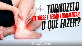 TORNOZELO INCHADO E TORCIDO O QUE FAZER FISIOTERAPIA PARA TRATAMENTO E RECUPERAÇÃO Dr Robson Sitta [upl. by Elleunamme643]