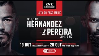 🥊Hora da verdade na UFC Anthony Hernandez vs Michel Pereira [upl. by Griffis]