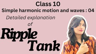 Ripple tank  Reflection  refraction and diffraction of water waves using ripple tank  class 10 [upl. by Akinnor]