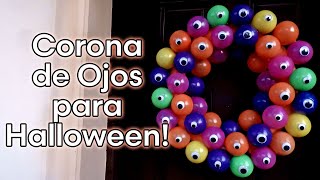 Como Hacer una CORONA PARA HALLOWEEN [upl. by Stolzer]