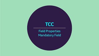 18 Field Properties Mandatory Field [upl. by Bonnes536]