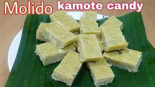 MOLIDO KAMOTE CANDY  KAMOTE RECIPE [upl. by Namharludba681]