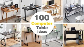 100 Computer Table Ideas 2024  Types of Tables  Office Furniture Ideas [upl. by Bridges]