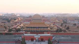 The Forbidden City Aerial View Stock Footage 2 [upl. by Swirsky]