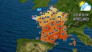 prévision météo France du Samedi 10 au Vendredi 16 Août 2024 [upl. by Ziana]