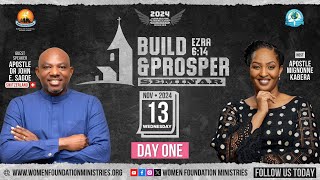 Build and Prosper Seminar Day 1 With Apostle Dr John E Sagoe [upl. by Vail]