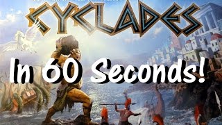 Cyclades The Board Game in 60 Seconds  Stop Motion Skit [upl. by Seugram678]