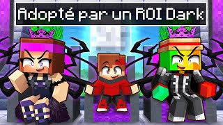 Adopté par une FAMILLE ROYALE DARK sur Minecraft [upl. by Nerral]