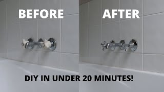 How to Change Bathroom Taps Shower Basin or Bath amp Replace Tap Washers [upl. by Ninnette]