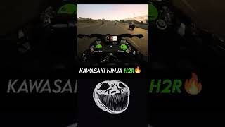 Ninja h2r top speed status of what 😈☠️shorts [upl. by Arrehs128]