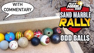 Sand Marble Rally Oddballs  Extra Marble Race 2016 remaster [upl. by Isadore]