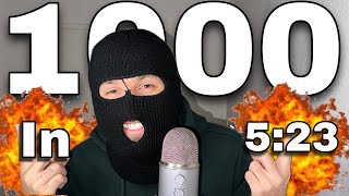 ASMR 1000 Triggers In 523 [upl. by Lleira]