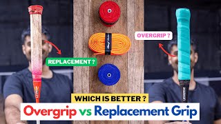 Overgrip VS Replacement Grip in Badminton   Which Is Better [upl. by Ahsenrat181]