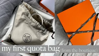 unboxing my dream bag  Hermes Kelly 25  storytime [upl. by Udell]