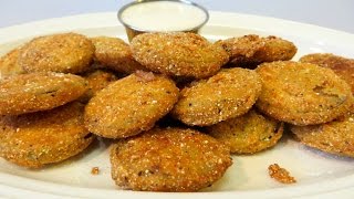 Homemade Crispy Fried Pickles  Never Eat Soggy Fried Pickles Again [upl. by Colner]