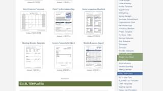 Downloadable Excel Templates [upl. by Ailegave637]