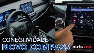 JEEP COMPASS 2022 Detalhes tecnologias e conectividade [upl. by Chil951]