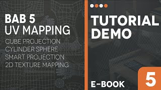 Blender Demo Tutorial  UV Map  Part 5 [upl. by Juditha]