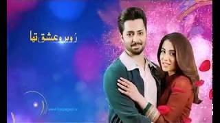 Ru Baru Ishq Tha OST Song Story  Danish Taimoor  Ushna Shah  Sanam Chaudry [upl. by Eudoca]