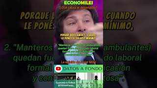 ¿Por qué existe el desempleo Javier Milei lo explica shorts economia argentina economilei [upl. by Randy371]