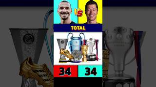 Ibrahimovic Vs Lewandowski All Trophies amp Awards 🏆 [upl. by Mort660]