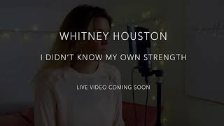 Whitney Houston  I Didnt Know My Own Strength  Cover [upl. by Claude504]