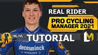 Tutorial  Real Rider in ProCyclist  Pro Cycling Manager 2021 [upl. by Shawnee31]