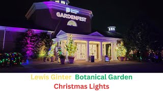 Lewis Ginter Botanical Garden Christmas Lights 2024 [upl. by Anidam]