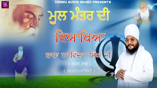 Mool Mantar Veakhya  Baba Harwinder Singh ji  Tannu Audio Music Presents [upl. by Ateuqal]