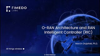 Open RAN ORAN Architecture and RAN Intelligent Controller RIC [upl. by Milas]