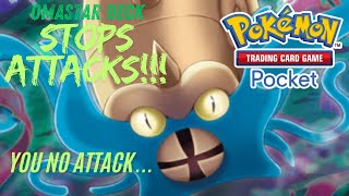 Pokemon Pocket TCG  No Attacks Allowed Omastars Deck Breakdown [upl. by Otsirave98]