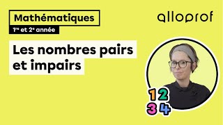 Les nombres pairs et impairs  Mathématiques  Primaire [upl. by Adnuahsor]