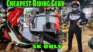 Best Riding Jackets amp Boots  Cheapest MT Helmet 🔥 [upl. by Tikna310]