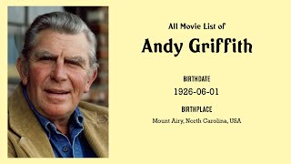 Andy Griffith Movies list Andy Griffith Filmography of Andy Griffith [upl. by Stultz]