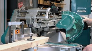 Makita DLS110 36v Brushless Slide Compound Mitre Saw  Go to the Next Level [upl. by Drofnelg]