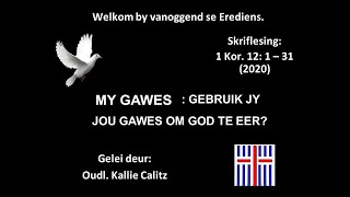 Gebruik jy jou gawes om God te eer [upl. by Narruc]