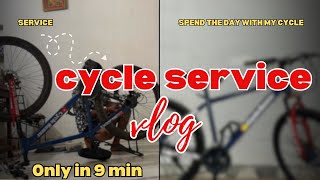 👍How to service cycle at Home 🏠 vlog cyclesawar36 9 Minute😍 [upl. by Anitra]