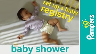 Baby Haul Checklist for Baby Registry  Pampers [upl. by Edroi802]