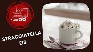 🍨 STRACCIATELLA  EIS mit temperierter Schokolade [upl. by Darum]