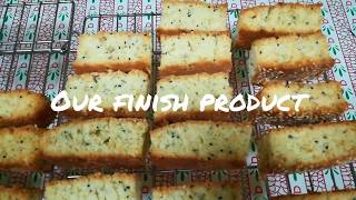 CRISPY RUSKS RECIPE  BAKSAMIN ARABIC [upl. by Yuu]