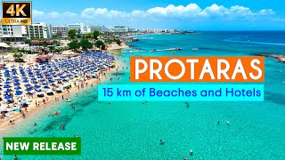 Protaras Cyprus Check Out Any Hotel and Beach in 1 Minute [upl. by Neslund988]