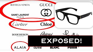 Who Makes Your Frames EVERY Designer Brand Uncovered  from RayBan to Cartier [upl. by Normand]