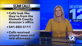 Klamath County Assessors Office phone number used for scams [upl. by Einhoj]