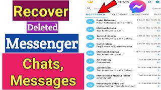 How To Recover Deleted Chats on Messenger [upl. by Ressay600]