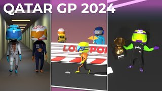 Qatar GP 2024  Comic Scenes on F1 racing [upl. by Trela]