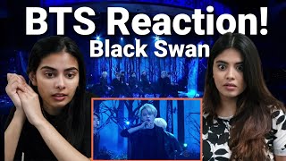 BTS 방탄소년단  Black Swan Reaction  Performance James Corden  Dilmi amp Venita [upl. by Stephani]