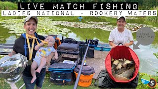 Live Match Fishing  Rookery Waters Ladies National [upl. by Siseneg]