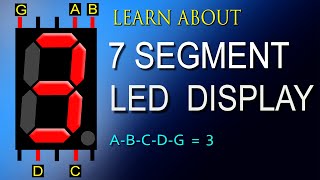 Seven Segment LED Display Pinout  How Common Cathode or Common Anode 7 Segment LED displays work [upl. by Poree971]