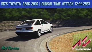 Assetto corsa DKs ae86  Gunsai time attack  224295 Another improvement [upl. by Ketchum]